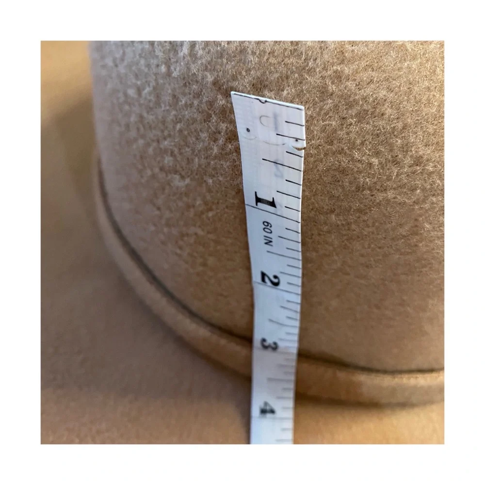 Altar’s State Brown Felt Floppy Boho Hat Self Band One Size 4”BRIM 7” - Picture 5 of 7